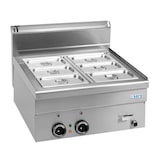 thumbnail of Saro elektrische bain-marie model EBM66 voor 1/1 + 2x 1/4 GN containers van 20 liter