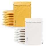 thumbnail of Sobres Acolchados, Sobre Acolchado para Envios, Sobres Burbujas color Kraft y Blanco, Bolsas para Envíos de Paquetes m-office (150x215mm 20uds)