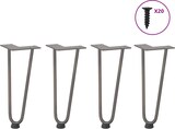 thumbnail of Helloshop26 - Set mit 4 modernen Haarnadelbeinen für Couchtische 30 cm hoch aus naturbelassenem Stahl 02_0056718