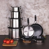 thumbnail of Masterpro - Pfannen-Set Ø20/24/28cm aus Edelstahl