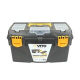 thumbnail of Boite à outils vide 18" 43.2 x 25 x 23.8 cm - Caisse à outils 3 organiseurs et porte outils Amovible VITO