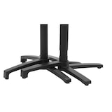 thumbnail of METRO PROFESSIONAL Gastro Klapptisch höhenverstellbar Massini, Alu, HPL Tischplatte, Steinoptik, Ø 60 x 75 - 110 cm, steingrau