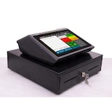 thumbnail of GASTRO BASIC - MINI-Kassensystem für GASTRONOMIE: 10" All-in-One Touschscreen Terminal mit Bondrucker