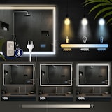 thumbnail of Miroir de Salle de Bain Jaffrey avec Bluetooth 60x80 cm