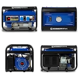 thumbnail of EBERTH 2200 watt Noodstroomaggregaat, stroomgenerator met 5,5 pk benzinemotor, viertakt, luchtgekoeld, 2x 230 V, 1x 12 V, trekstart