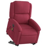 thumbnail of vidaXL Massagesessel mit Aufstehhilfe Elektrisch Weinrot Samt