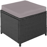 thumbnail of tectake Conjunto de ratán Palermo   negro/gris - 404330