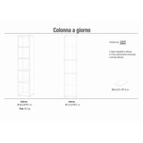 thumbnail of SARMOG COLONNA A GIORNO H182 L38 KIT in truciolare nobilitato color noce stelvio