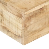 thumbnail of Table basse 80x80x28 cm Bois de manguier massif Modèle Apex Panorama Stella