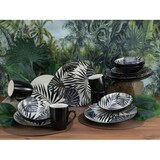 thumbnail of CreaTable Tropicana Black Kombiservice 16-tlg Steinzeug