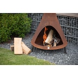 thumbnail of Westmann Stalen Terrashaard - Tuinhaard 160 cm - Cortenstaal