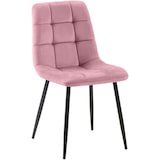 thumbnail of Esszimmerstuhl FANOR - Samt Rosa 45x55x84 cm | Essstühle Esszimmerstühle Küchenstühle Wohnzimmerstühle