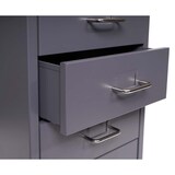 thumbnail of Rollcontainer Housten | HxBxT 69x28x41cm | 6 Schubladen | Dunkelgrau | Schubladenschrank Stahlschrank