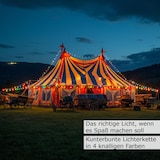 thumbnail of Illu-/Partylichterkette 5m Außenlichterkette Germany 10 bunte LED Tropfenlampen