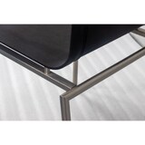thumbnail of METRO Professional Silla Milano, acero inoxidable / textileno, 56 x 56 x 88.5 cm, con reposabrazos​, apilable, negro