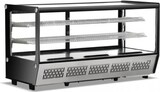 thumbnail of Kühlvitrine - Arbeitsplatte - Gebogenes Glas - 4 Seiten - Weißes Glas - 0 / +12 °C - 200 lt - 121,9 x 56,8 x 68,6 h cm