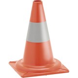 thumbnail of Verkehrskegel, Leitkegel teilreflektierend, PVC, rot/weiß, Höhe 320 mm