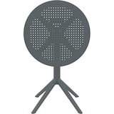 thumbnail of Lot de 2 tables d’extérieur rondes pliantes de 60 cm Sky Table Gris foncé