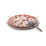 thumbnail of Excelsa piedra para cocción de pizza Nonsolopizza de cerámica 34,5xH3,5x16 cm beige