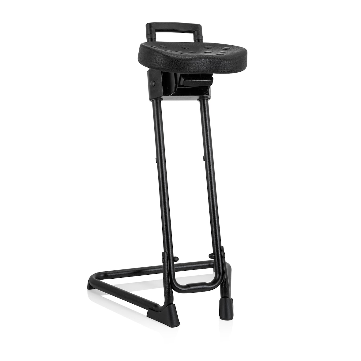 Stehhilfe / Arbeitsstuhl TOP WORK 32 PU Schaum Metallgestell schwarz hjh OFFICE