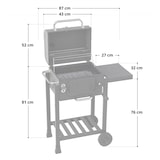 thumbnail of TAINO HERO Rookoven kleine BBG barbecuetrolley houtskoolgrill barbecuehaard barbecue grillrooster