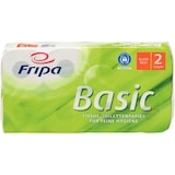 thumbnail of Toilettenpapier Basic, 2-lagig, Recycling-Qualität, Blumenprägung, weißes Tissue, Umweltzeichen nach RAL UZ5, VE = 1 Packung á 8 x 250 Blatt