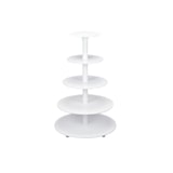 thumbnail of Taartstandaard | Wit | Kunststof | Draaivoet | 5 Etages | Ø200/250/320/400/440mm