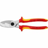 thumbnail of KNIPEX Kabelschaar, mechanisch met één hand, Ø20mm, 70mm², L200mm, geïsoleerd, VDE getest