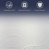 thumbnail of Chronos | Matras 140x200 met pocketveren en traagschuim | H 25 cm | Hypoallergeen | Ademend | Afneembare hoes | Klasse 1 medisch