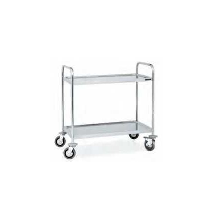 Carro de Servicio Acero Inox 2 Estantes Distform
