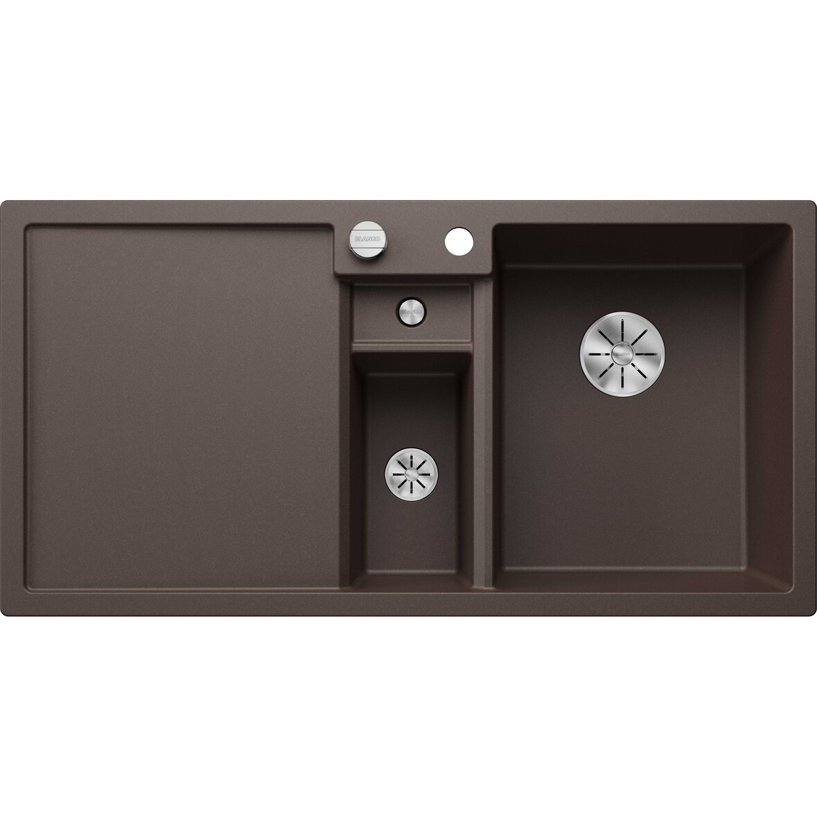 BLANCO COLLECTIS 6 S Einbauspüle SILGRANIT cafe ab 60 cm Excenter