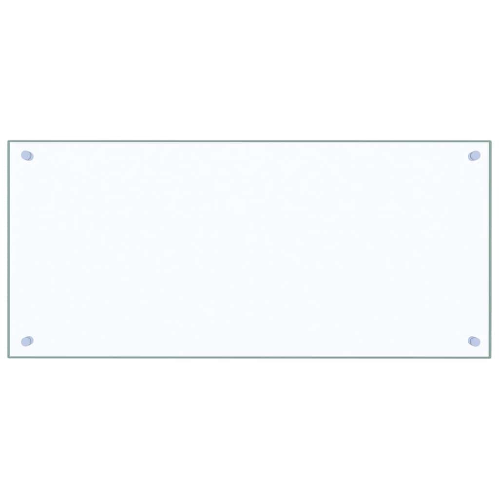 vidaXL Küchenrückwand Transparent 90×40 cm Hartglas