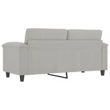 thumbnail of vidaXL 2-Sitzer-Sofa Hellgrau 140 cm Mikrofasergewebe