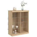thumbnail of vidaXL Sideboard mit LED-Leuchten Sonoma-Eiche 81x37x100 cm