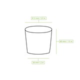 thumbnail of BIOZOYG Portionsbecher 1000 Stück 40 ml braun Pappbecher to go Becher Dipschalen Dessertschalen Einweggeschirr - Alternative zum Plastikbecher