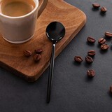 thumbnail of Espressolöffel Provence, 6-teilig, schwarz, Edelstahl, 11 cm