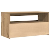 thumbnail of vidaXL TV-Schrank mit LED-Leuchten Artisan-Eiche 75x35x40 cm