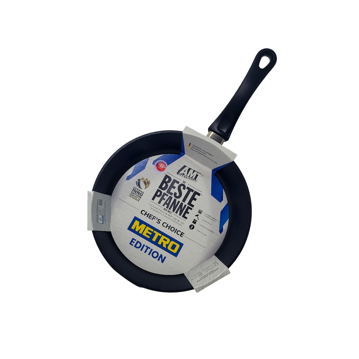 AMT Beste Pfanne Metro Edition - Schmorpfanne Induktion, ø 24 cm, 7 cm hoch