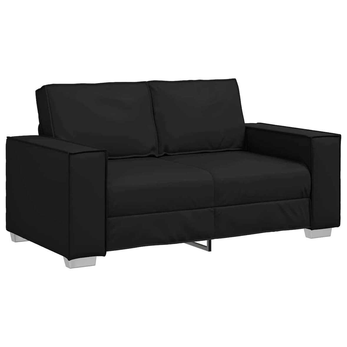 Canapé Noir 160 x 80 x 84 cm tissu Modèle AbriArboré 81