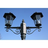 thumbnail of Helloshop26 - Lampada da terra decorativa doppia da esterno verde 215 cm 2402082