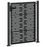 thumbnail of vidaXL Tuinpoort, Tuindeur 105x75 cm Cortenstaal Vierkant Ontwerp