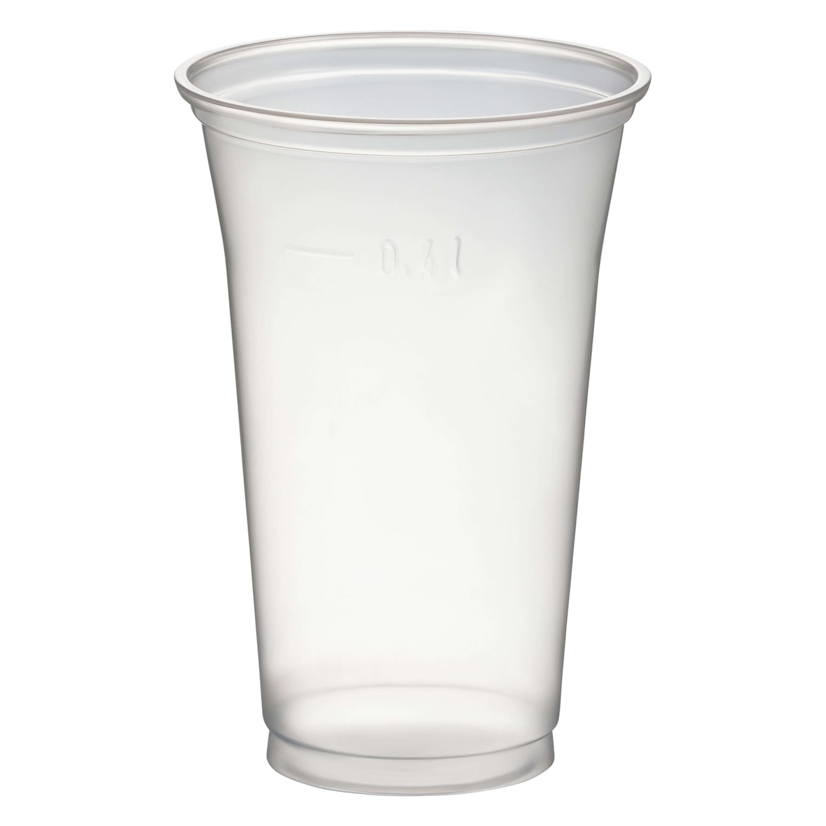 50x Trinkbecher Smoothiesbecher Dessertbecher 400 ml O 95mm PET glasklar