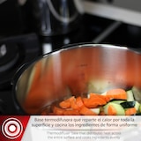 thumbnail of Magefesa Athenas - Olla Express Rápida de 6 L, Acero Inoxidable 18/10, Apta para Inducción, Fondo Termo-Difusor, Cocina Sana, Ahorro de Energía