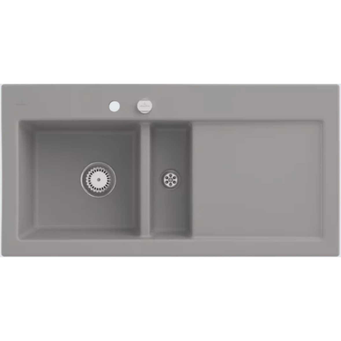 Villeroy&Boch Spülbecken, Küchenspüle Subway 60 Fossil 1000x510mm, Unterschrankbreite 60cm