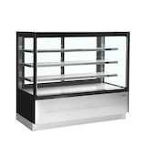 thumbnail of Vitrina de exposición refrigerada LPD1503F/BLACK – 400 L, Exterior Acero inoxidable/cristal de Tefcold