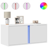 thumbnail of vidaXL TV-Wandschrank mit LED-Beleuchtung Weiß 80x31x35 cm
