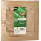 thumbnail of 100 Sushi-Schalen aus Pappe mit PLA-Sichtfenster 19,5 x 14 cm braun