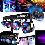 thumbnail of Pack Sono DJ 1200W complet BM SONIC Enceintes +SUB 38cm USB/Bluetooth, Câbles, Portique Eclairage LED, UFO, Bar Salle des fêtes
