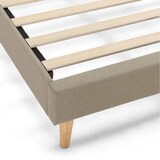 thumbnail of Sommier + tête de lit Aura 90x190 cm Beige, hauteur 30 cm