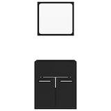 thumbnail of vidaXL 2-tlg. Badmöbel-Set Schwarz Holzwerkstoff 1,5x40x46cm